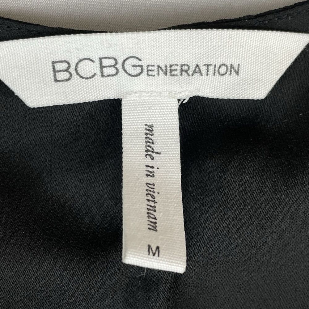 Bcbgeneration D-Ring Wrap Top Women’s Medium Blac… - image 7